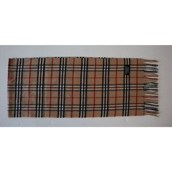 Burberry London Women's Bright Cobalt Classic Check Cashmere Scarf - Picture 3 of 8